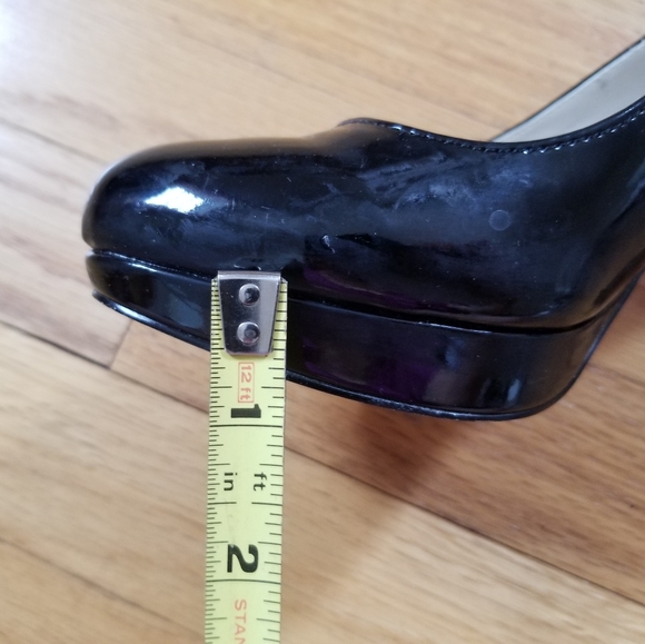 ⚠️ Sexy! Black 5" platform heels from Nickels - Picture 11 of 12